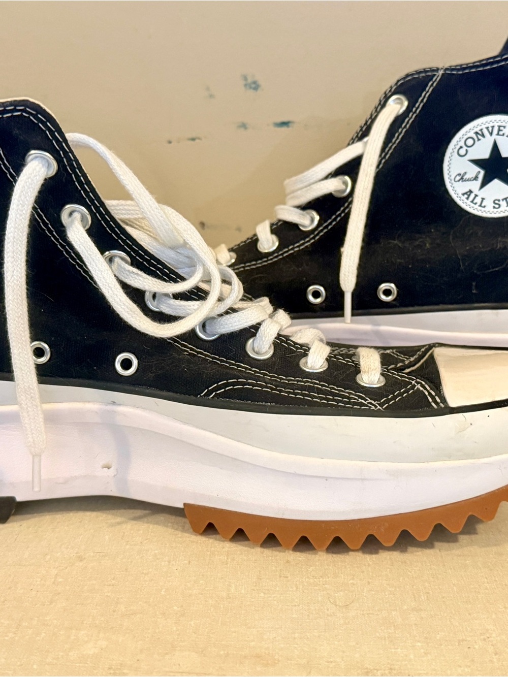 Converse Run Star Hike Platform High Tops Black Men 11.5 Women 13
